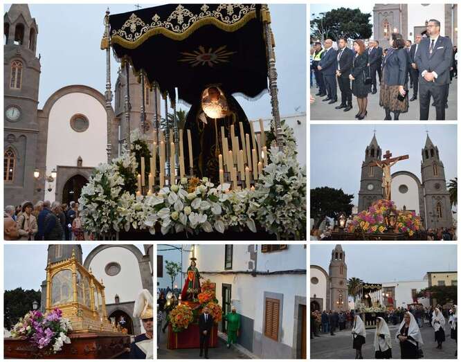 Imágenes de la procesión de este Viernes Santo en Telde/TA.